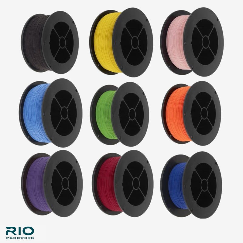 RIO Products Dacron Fly Line Backing - High Strength Braided Line with Low Stretch - Super Smooth Fly Reel Backing - 30LB - 100YD - Orange - Image 2